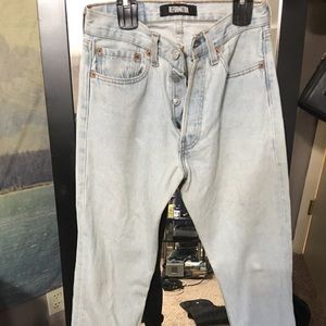 Reformation x levis high rise jean